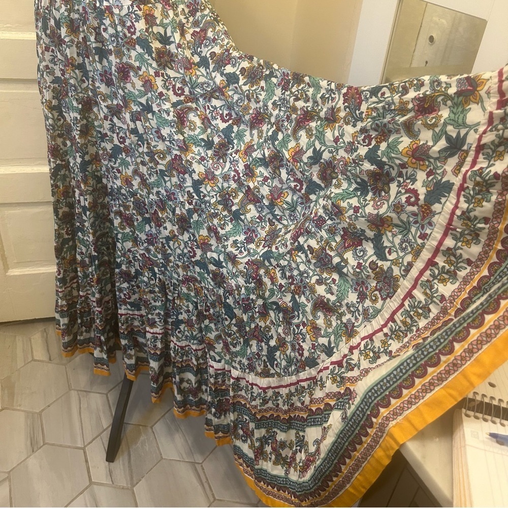 SOFT SURROUNDINGS Women’s Maxi Dress Boho Cottage Core Floral Small - Picture 3 of 9
